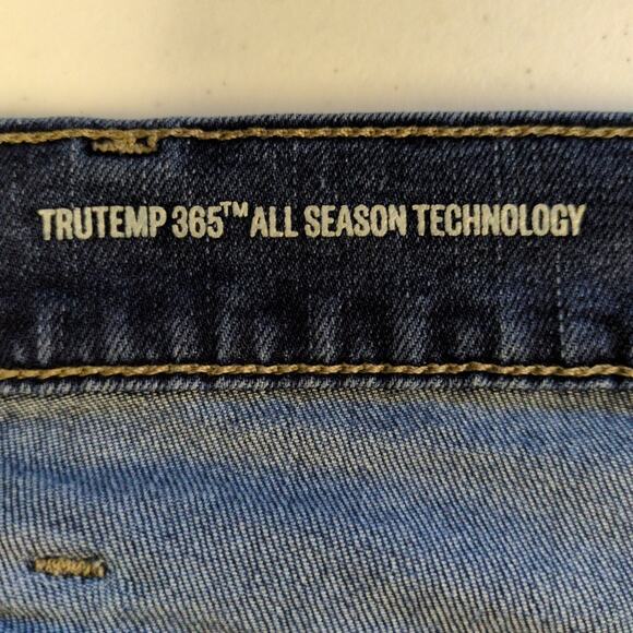 GOODFELLOW & CO Dark Wash Athletic Fit Trutemp Tech Jeans Stretch Men's W42 L30 - Picture 6 of 6